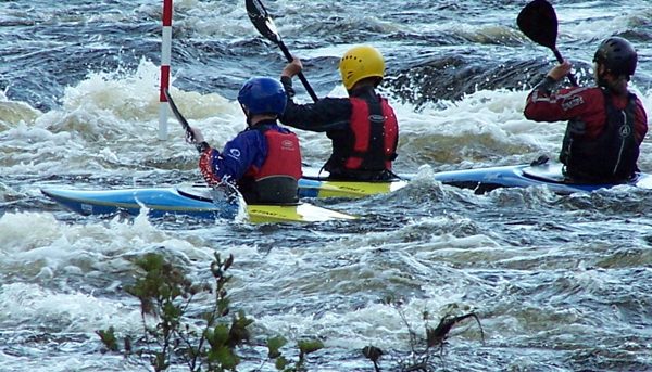 KKC Slalom paddlers at Grand Tully Slalom 2009